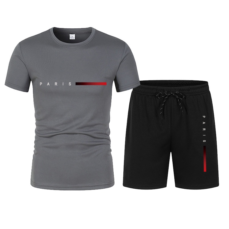 Nouvelles tendances : Ensemble de sport pour homme printemps/été, ensemble de course confortable et respirant en mesh, ensemble de fitness, vêtements d'entraînement