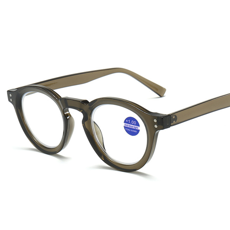 Lunettes de lecture ovales Vintage pour femmes et hommes, Anti lumière bleue, presbytie, ordinateur, hypermétropie, dioptrie + 1.0 + 1.5 + 2.0 + 2.5