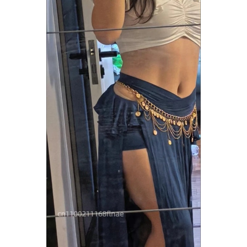 Tenue de danse du ventre pour femmes, ensemble jupe longue et haut sexy, taille plus, costume d'entraînement et de performance de danse du ventre pour femme