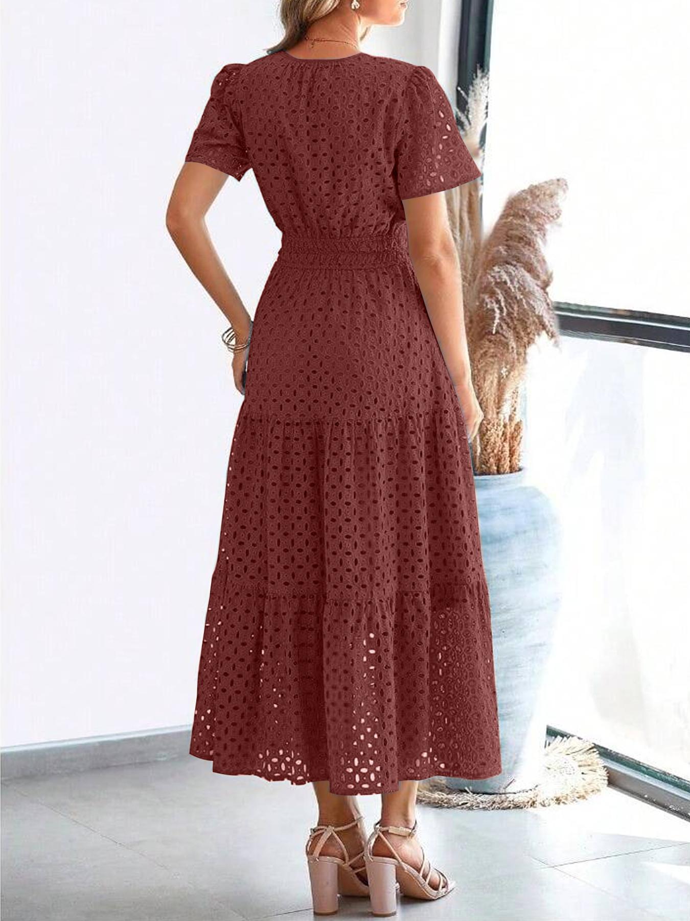 Robe midi pour femme, chic et polyvalente pour toutes les occasions, style élégant pour les femmes à la pointe de la mode