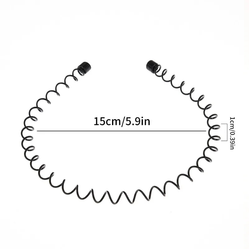 Lot de 1/2/3/4/5 bandeaux ondulés pour hommes et femmes, serre-têtes de sport, accessoires pour cheveux, supports de frange