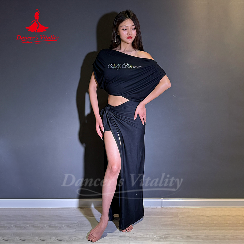 Ensemble de vêtements d'entraînement de danse du ventre pour femmes, combinaison Modal douce et confortable pour adultes, vêtements d'entraînement de danse orientale