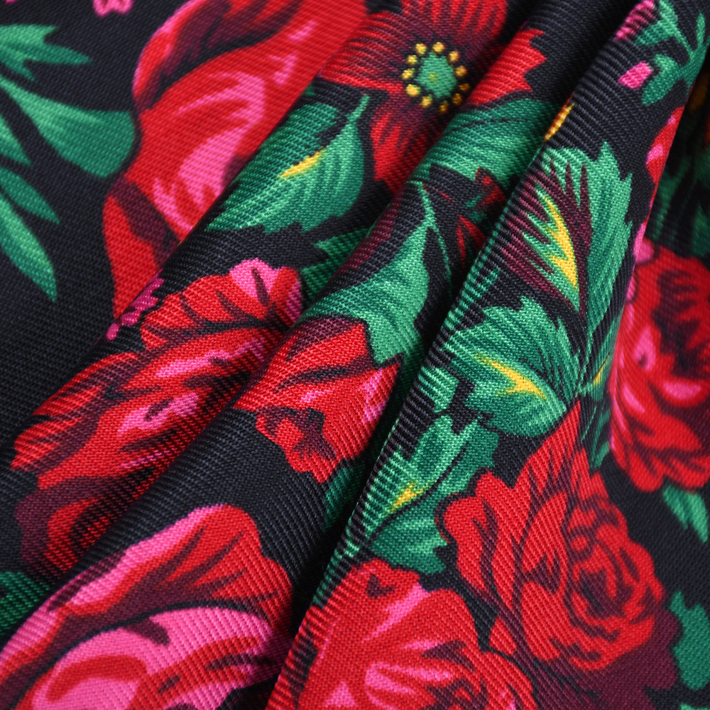 70*70 cm russe carré écharpe femmes luxe imprimé fleuri Bandana bandeau mouchoir Babushka bandeau foulards