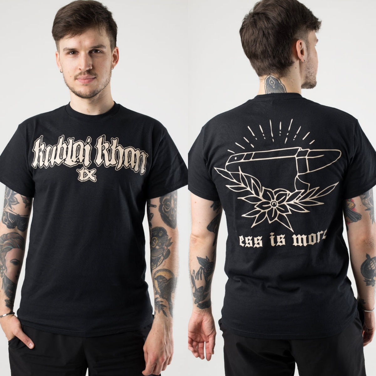 Rare Kublai Khan T-shirt en coton à motif graphique unisexe, manches courtes, marque de mode, tee-shirt de luxe décontracté vintage