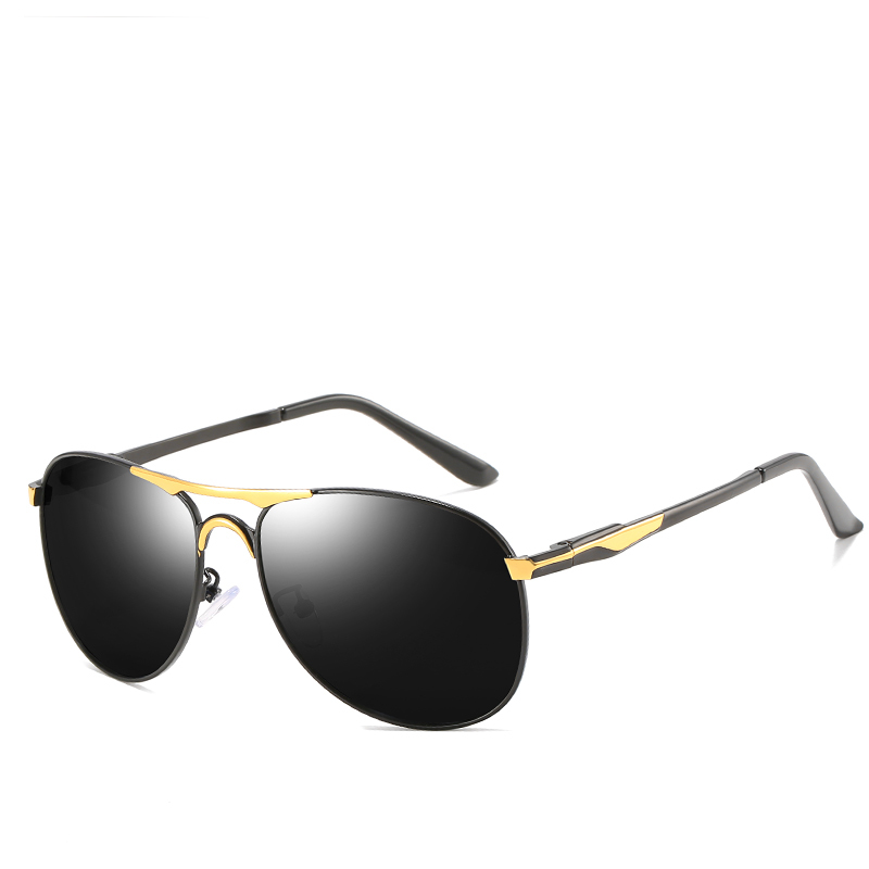 Lunettes de soleil pour hommes et femmes, monture en métal, style aviateur, lunettes de soleil de conduite tendance pour homme, lunettes de marque design.