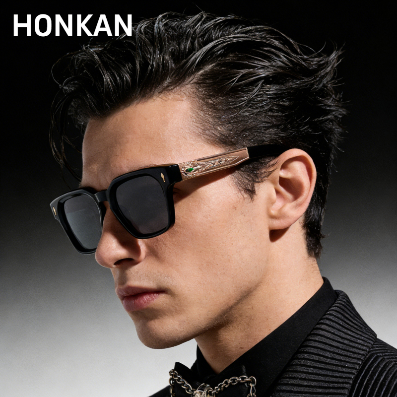 Lunettes de soleil carrées surdimensionnées haut de gamme pour hommes, marque de luxe, tendance steampunk, lunettes de soleil vintage UV400, lunettes de soleil d'extérieur pour hommes