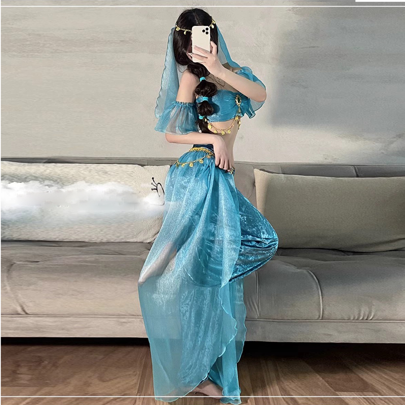 Uniformes de déesse Sexy, Cosplay de la reine égyptienne, danse du ventre, Aladdin, danse indienne, vêtements exotiques pour boîte de nuit d'hôtel