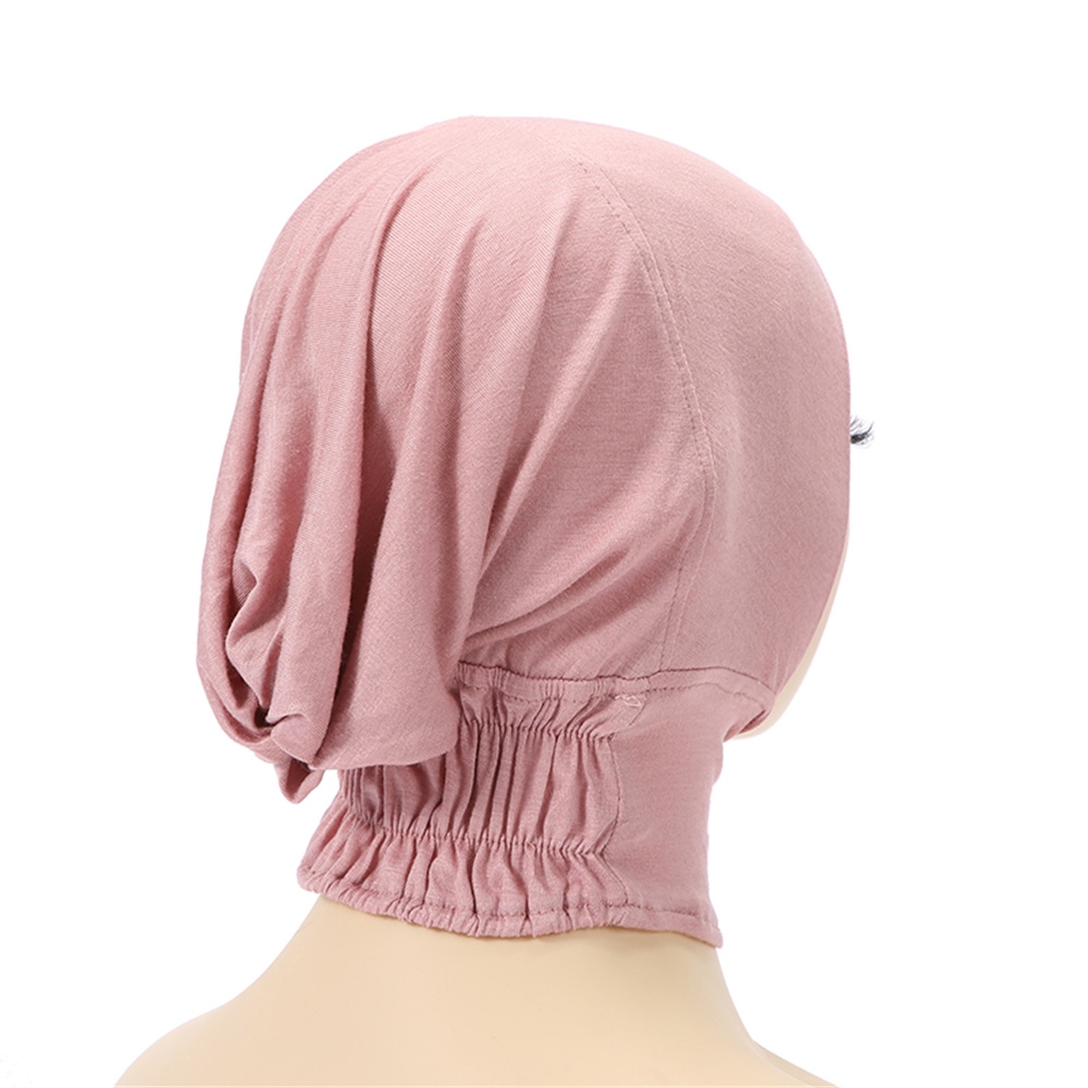 Turban Hijab NikMusulman pour Femme, Sous-casquette artificiel astique, Doux, Modal, Casquettes, Solide, Document, Court Cou, Nouveau