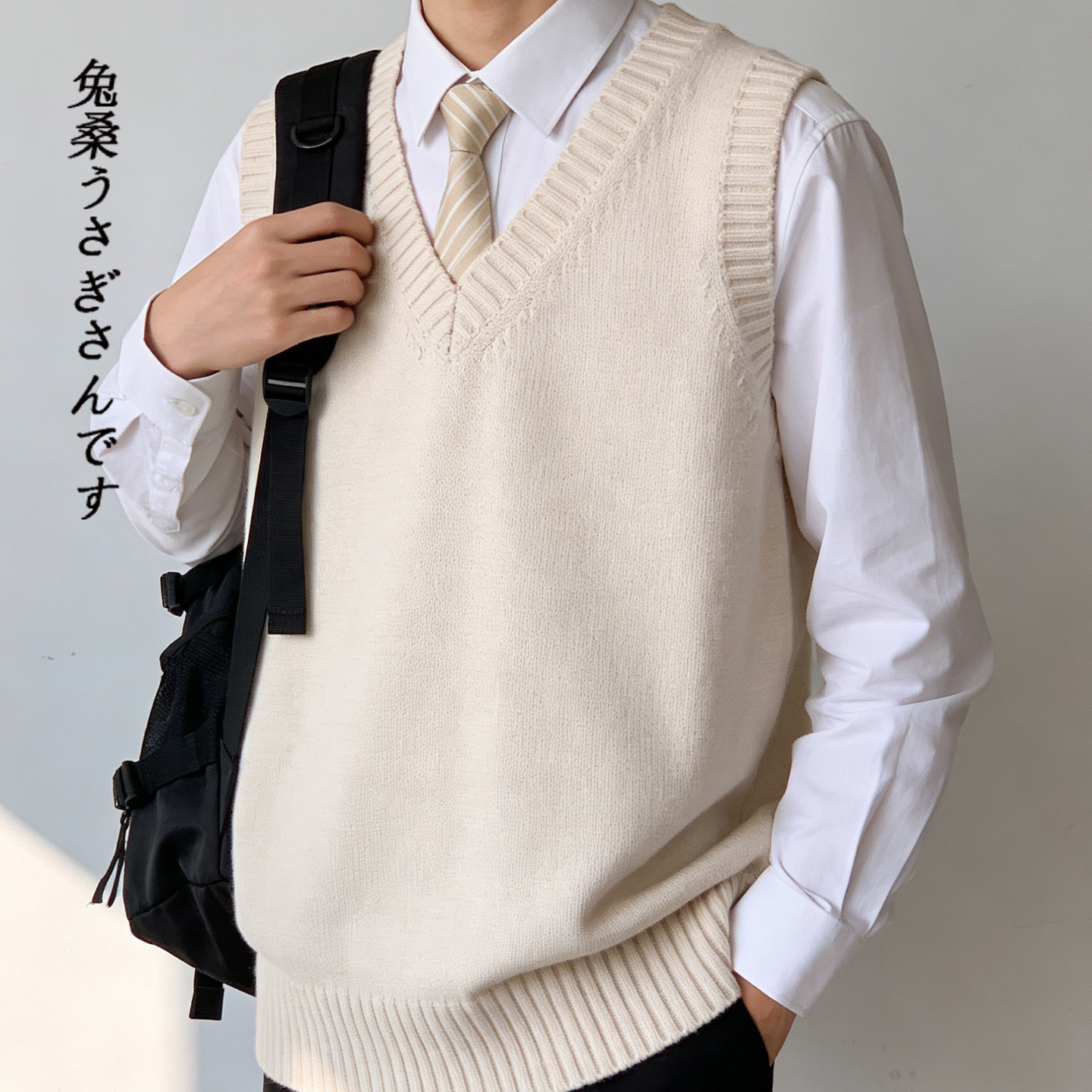 Veste en tricot pour homme, style japonais et coréen, uniforme scolaire JK, taille asiatique, uniforme universitaire Seifuku, manteau d'automne