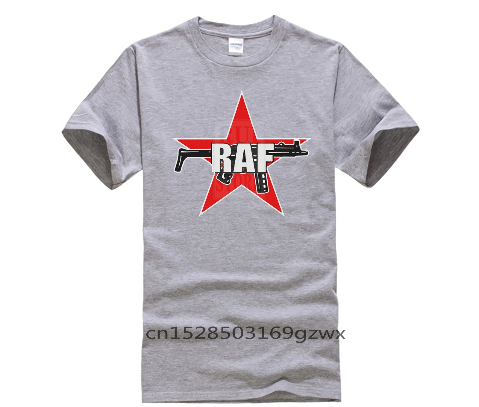 T-shirt blanc à manches courtes pour hommes, T-shirt à col rond, Impression de tendance de l'armée rouge, RAF, Nouveau design d'été, 100% coton