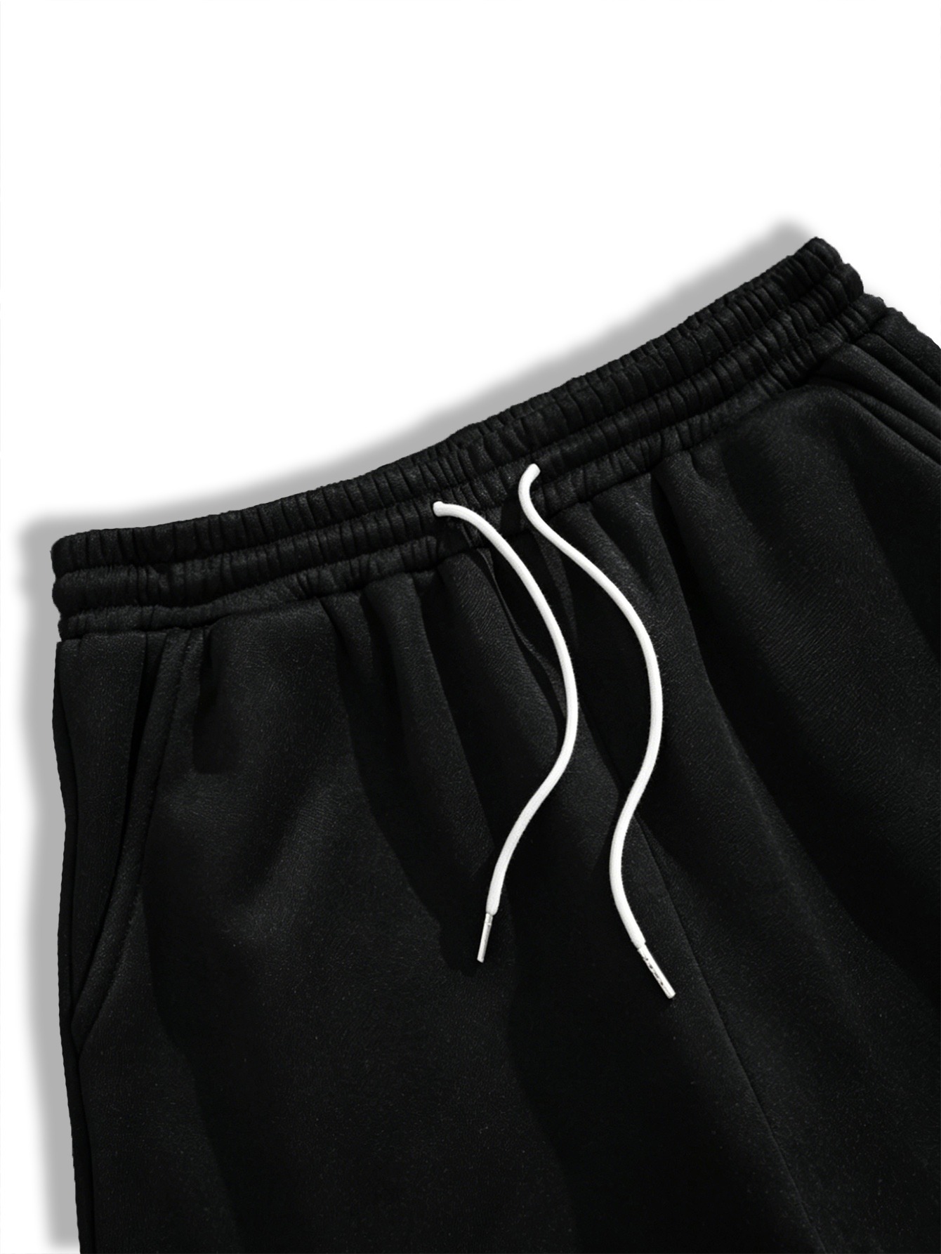Mode streetwear pour hommes : Pantalons de survêtement courts à coupe décontractée - Confortables, de haute qualité, couleur unie, parfaits pour tous les jours