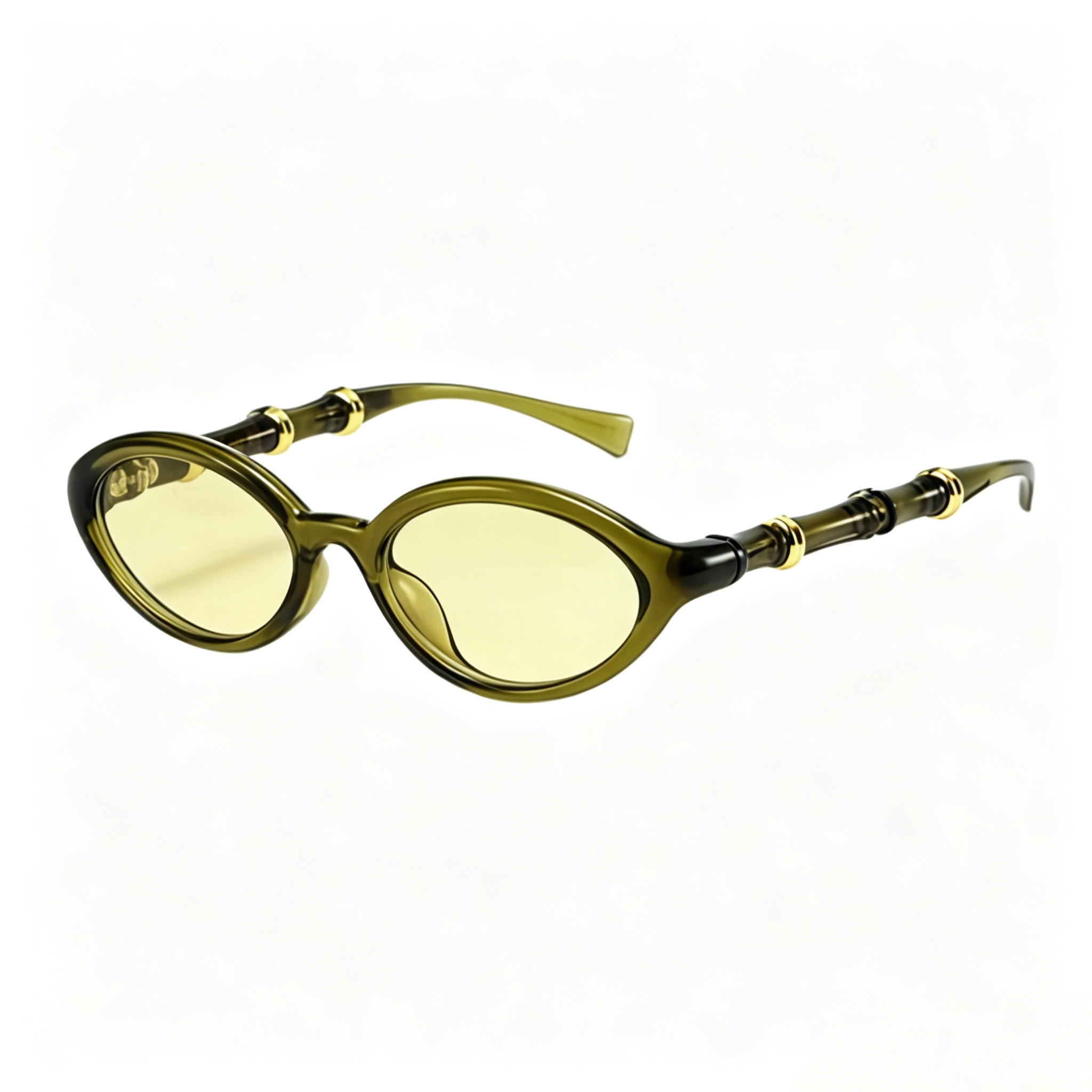 Lunettes de soleil ovales rétro de luxe pour femmes, style tendance, protection UV400, monture Oculus, Gafas