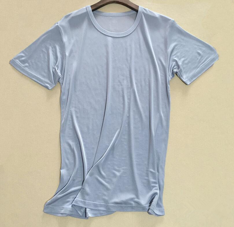 T-shirt fin et respirant pour homme, élastique et décontracté, 100% naturel, printemps été, Y-TB1167