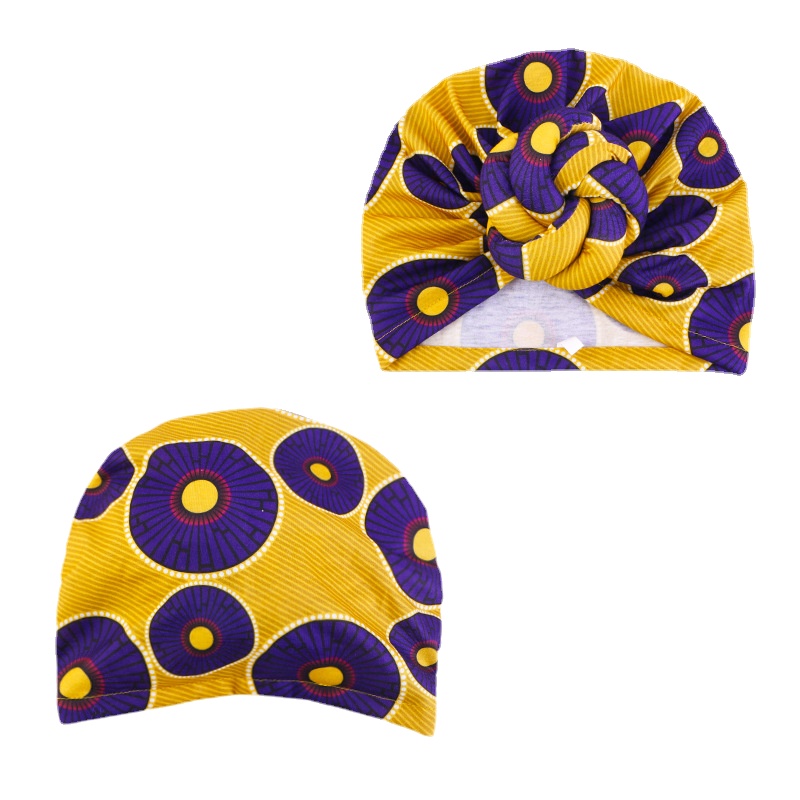 Chapeau Turban extensible à grande fleur pour femmes, imprimé africain, couvre-chef, couvre-chef de fête de mariage, Hijab musulman, couvre-tête