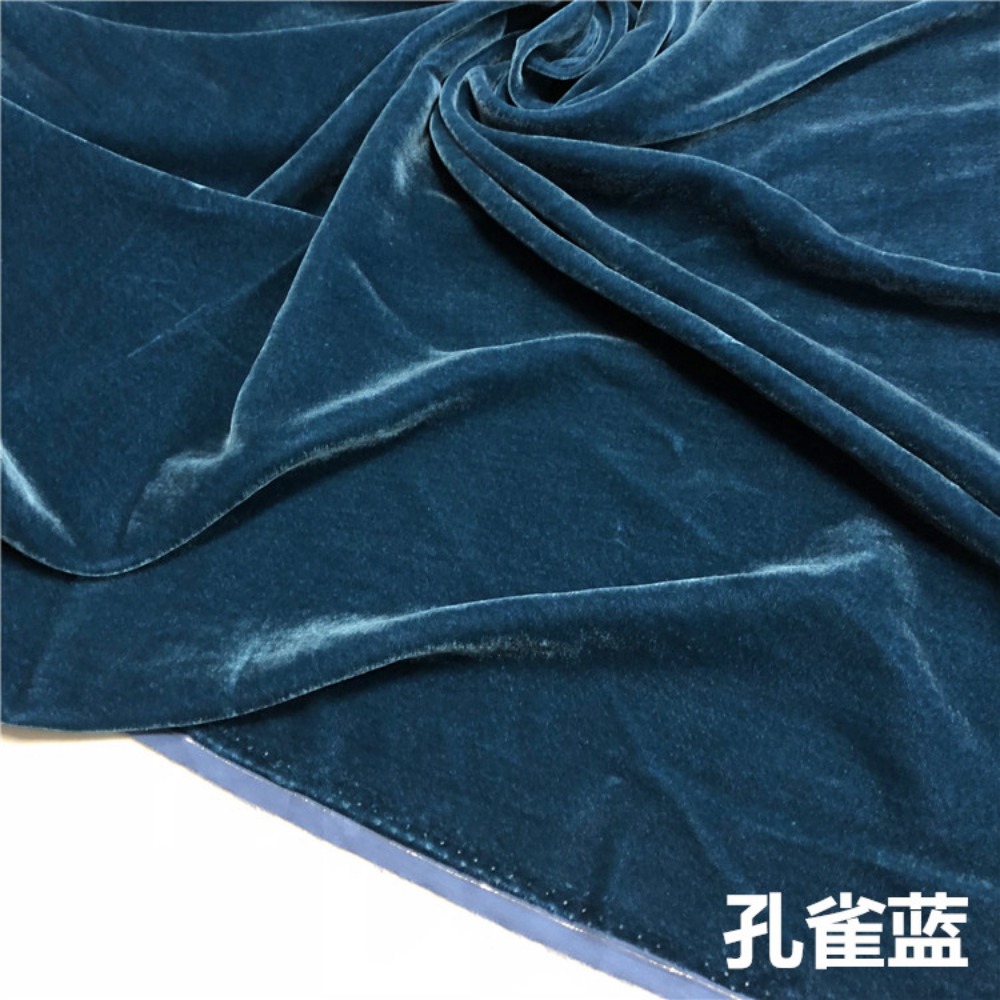 Robe de soirée en velours mûrier pour femme, vêtement au mètre, cheongsam avec gril, blanc, bleu, rouge, 1 yard, 3 yard, 5 yard