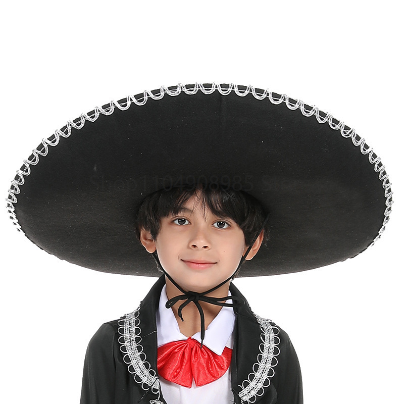 Costume de danse de Festival traditionnel mexicain, ensemble de vêtements pour enfants de spectacle de fête, tenue culturelle de pâques