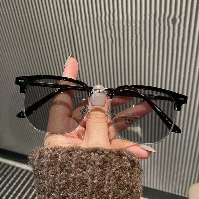Lunettes de myopie photochromiques pour femmes et hommes, transparentes, anti-lumière bleue, décolorées, vision de près, unisexe, dioptrie