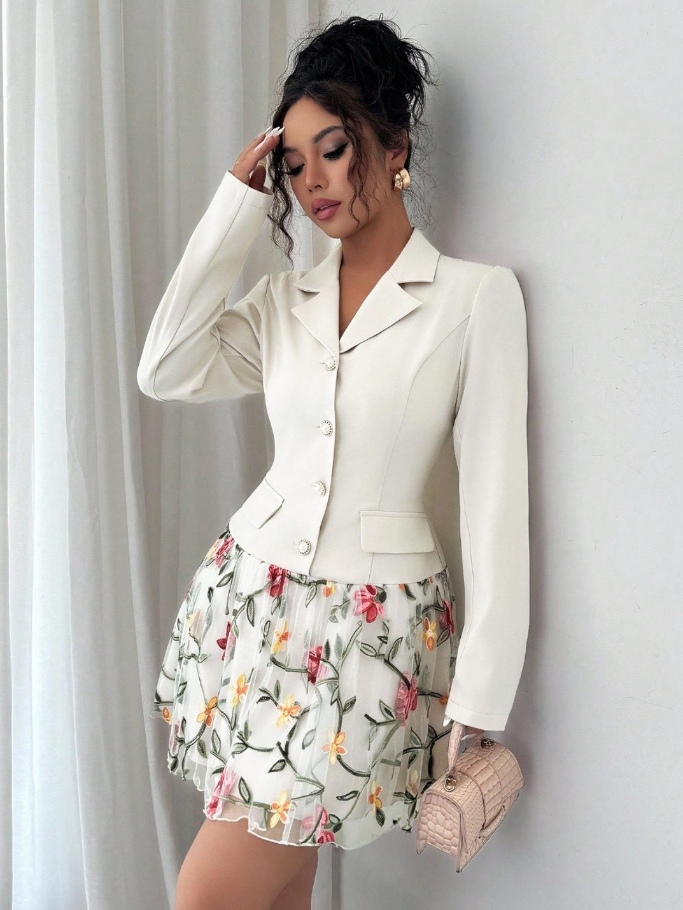 Robe décontractée coupe cintrée pour femmes, tissu Kint d'été, épaisseur modérée, parfaite pour un usage quotidien et les activités de plein air