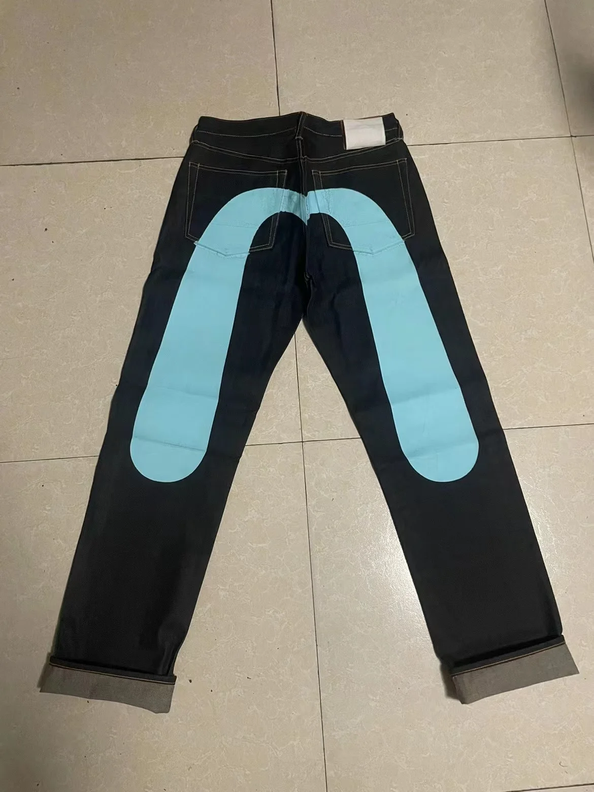 Jean gothique Y2K rétro pour femmes, Streetwear noir Cargo Punk Vintage Kpop imprimé jambes larges, pantalon en Denim, automne