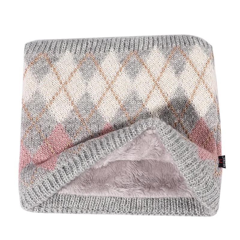 Écharpe d'hiver chaude coupe-vent pour hommes et femmes, col ogo solide, anneau optique, cache-cou, mouchoir de la présidence