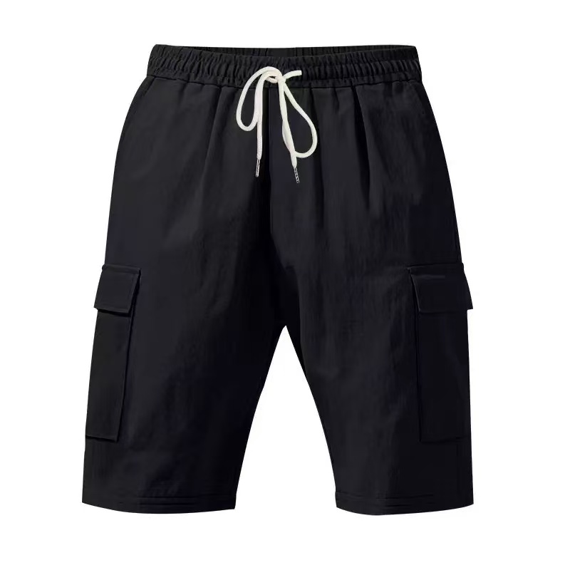 Shorts cargo décontractés multi-poches, shorts de travail, décontractés, sportifs, légers, coupe ample, absorbant la transpiration et respirants