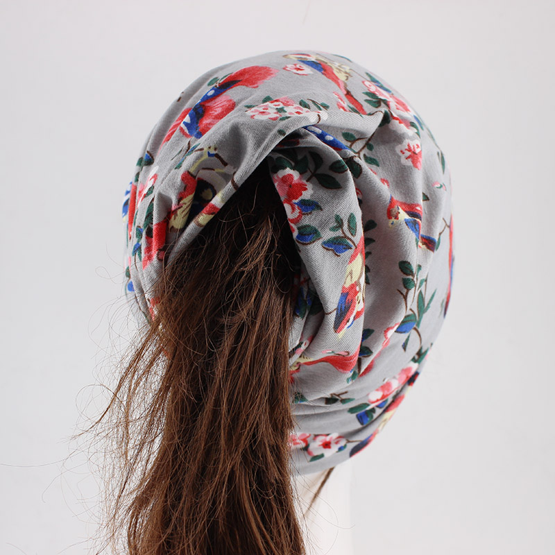 Bonnets Skullies chauds pour femmes adultes, écharpe, Double usage, marque de beauté, chapeau Floral, os de porte, nouvelle collection printemps automne
