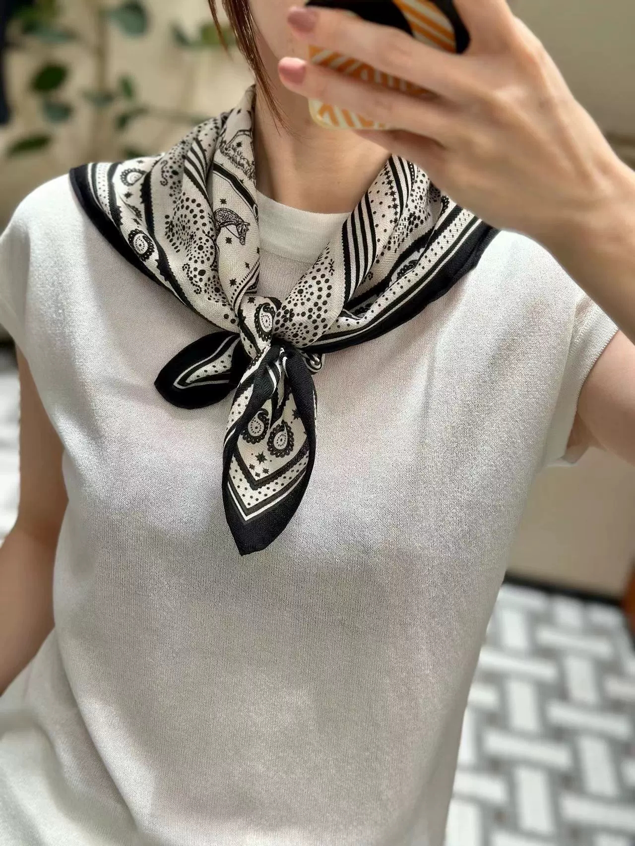 Cheval Double face écharpe 65CM Herms roulé châles hiver chaud laine marques de luxe haute qualité foulards mère cadeau de noël