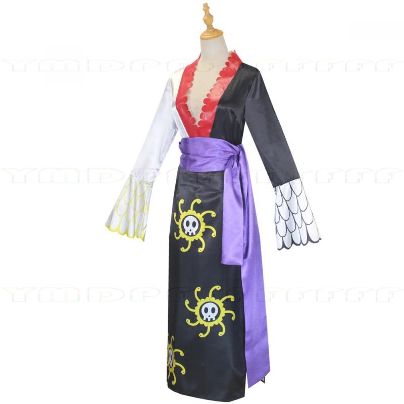 Ensemble de cosplay Anime Boya Hancock, kimono rouge pour femmes, costume d'halloween pour jeu de rôle, cadeau de fête
