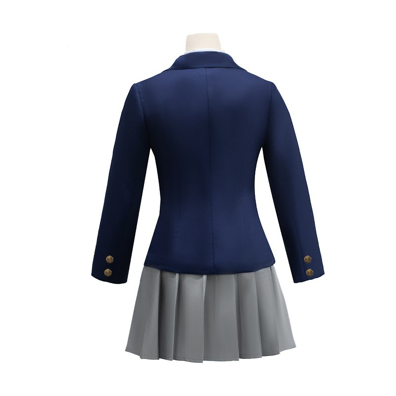 K-ON! Costumes Akiyama Mio Cosplay uniforme scolaire Anime femmes JK uniforme jupe bande dessinée Cosplayer perruques couvre-chef Halloween