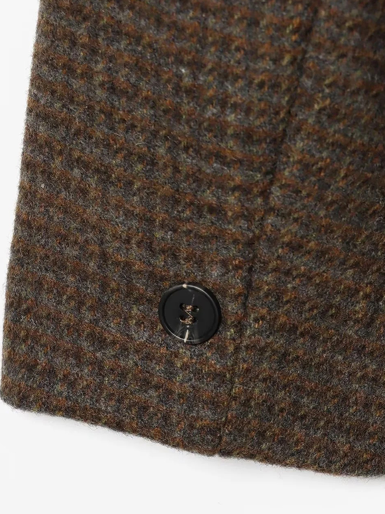 Vêtements d'automne pour femmes, blazer élégant pour le travail, blazer slim à boutons, blazer à carreaux, nouvelle mode chic, blazer de costume