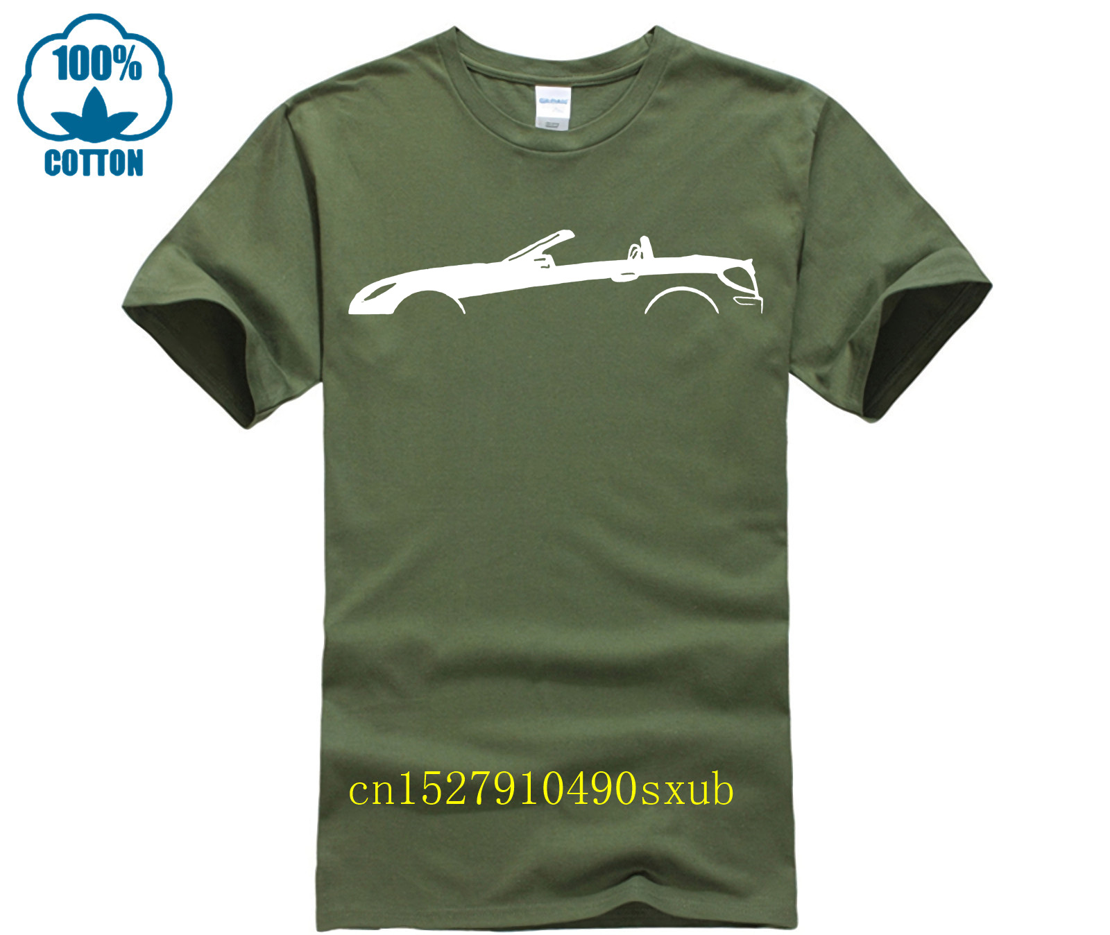 Mode T-Shirt 100% coton SLK R171 Silhouette Shirtinator T-Shirt homme