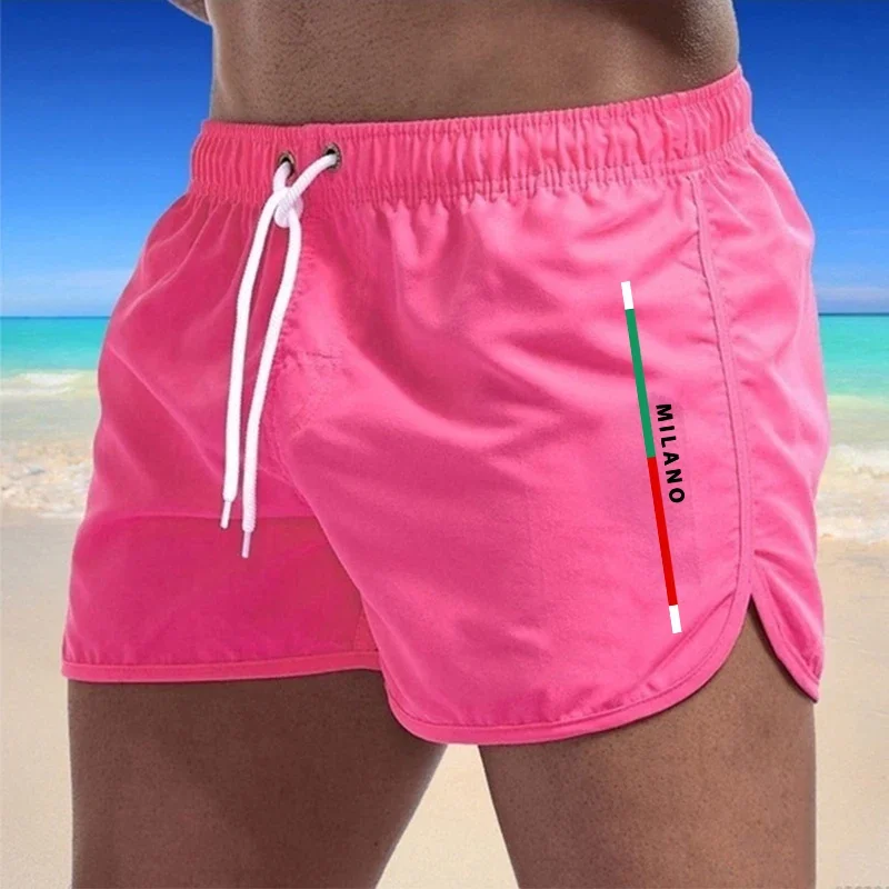 Shorts de plage pour hommes 2026, imprimés, décontractés, séchage rapide, pour le surf, la natation, le jogging en extérieur