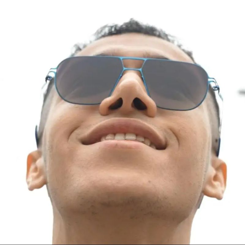 Lunettes de soleil polarisées hommes femmes coloré plage mode carré lunettes de soleil Ultra léger mince sans vis allemagne marque Design ANGUS