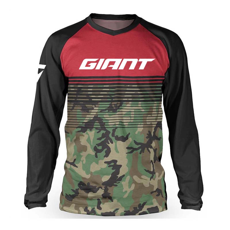 Maillot de vélo tout-terrain pour descente en montagne, chemise de vélo de montagne BMX, sweat-shirt respirant à séchage rapide