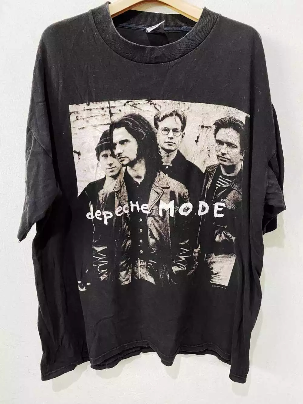 Vintage 1993 Depeche Mode Style basique noir unisexe T-Shirt unisexe haute qualité coton été harajuku