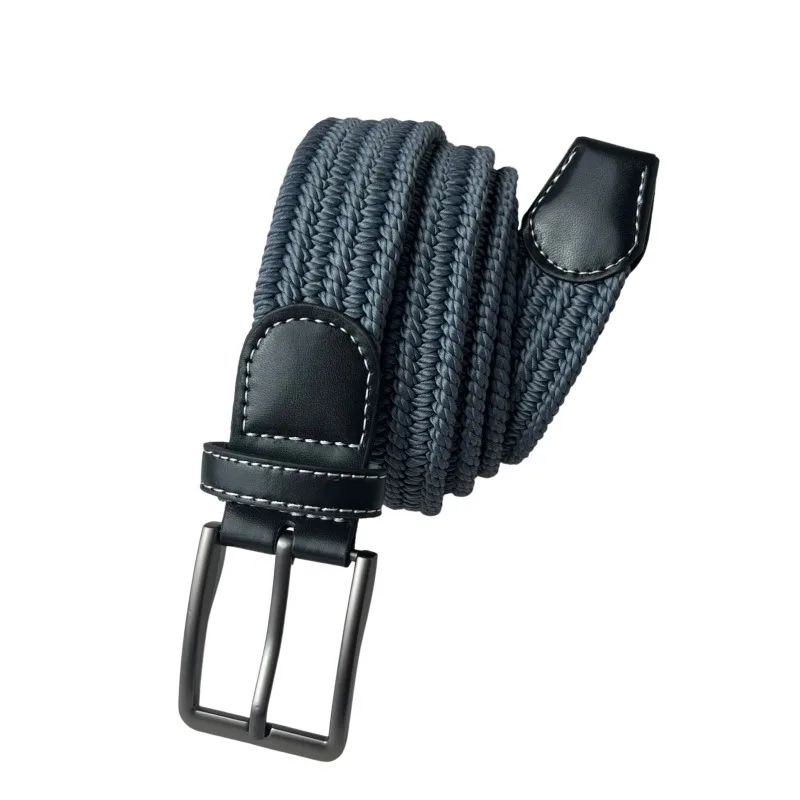 Ceinture en toile tissée pour hommes, ceinture élastique Non poreuse, toutes adaptées aux jeans et aux pantalons