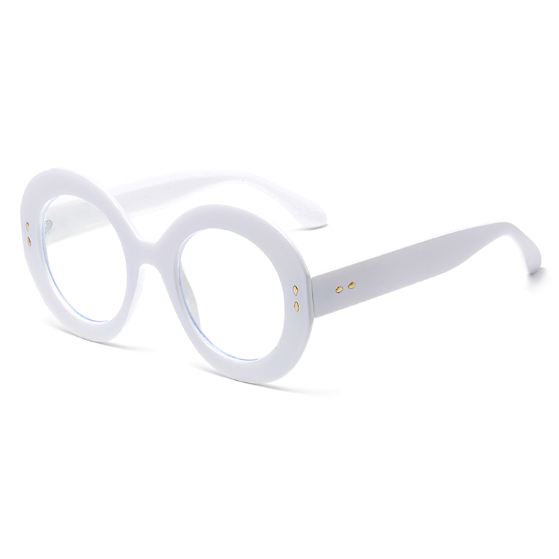 Lunettes rétro ovales anti-lumière bleue pour femmes, montures simples, lunettes optiques, mode vintage féminine