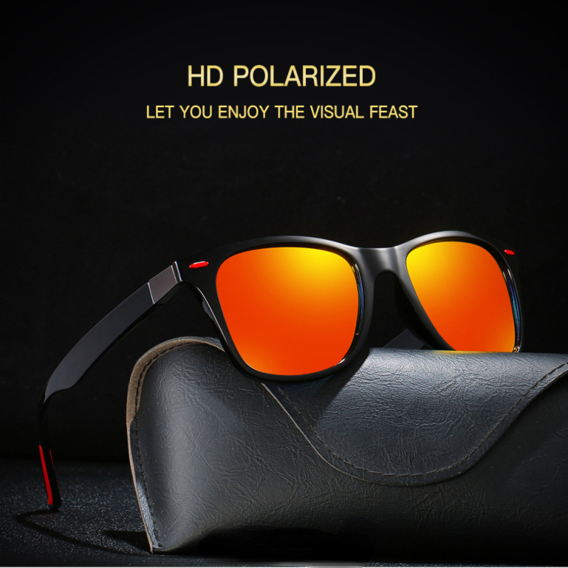 Lunettes de soleil polarisées pour hommes, lunettes de soleil classiques, lunettes de conduite de luxe, lunettes de voyage et de pêche, UV400