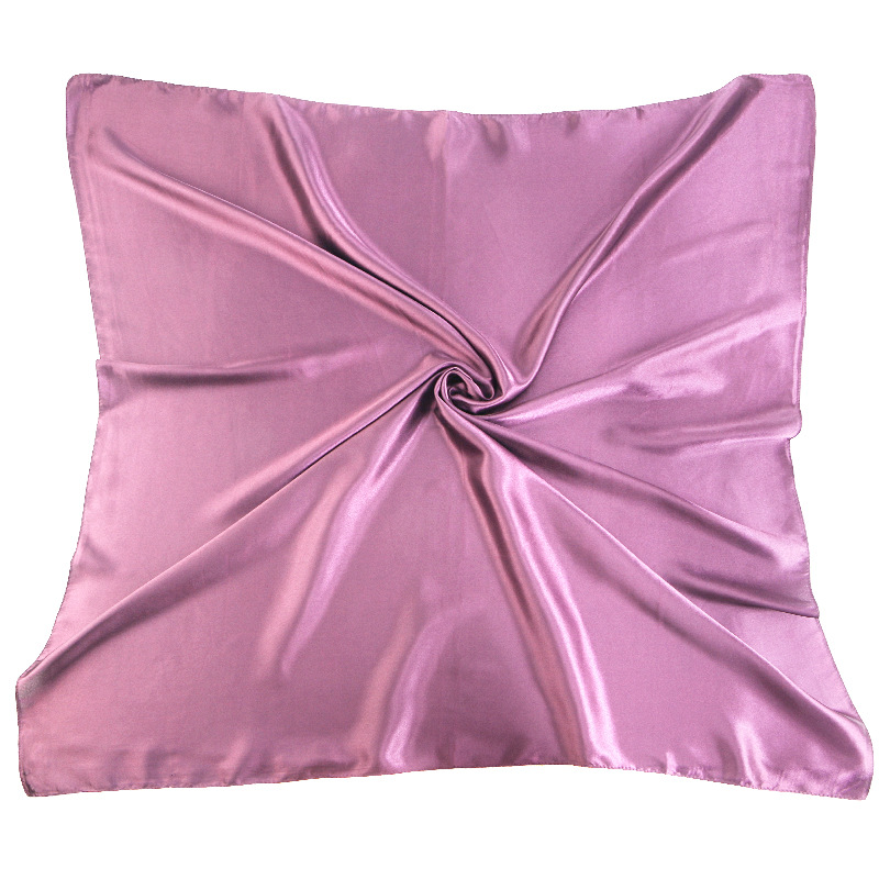 Foulard carré en Satin pour femmes, foulard soyeux, Bandana pour envelopper les cheveux et dormir, 90x90cm, nouvelle collection