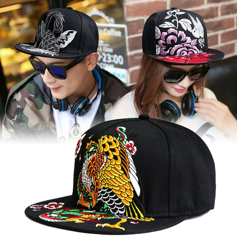 Style ethnique motif broderie chapeaux de baseball nouveau unisexe chine Chic respirant parasol polyvalent plat avant-toit mode casquettes à pointe