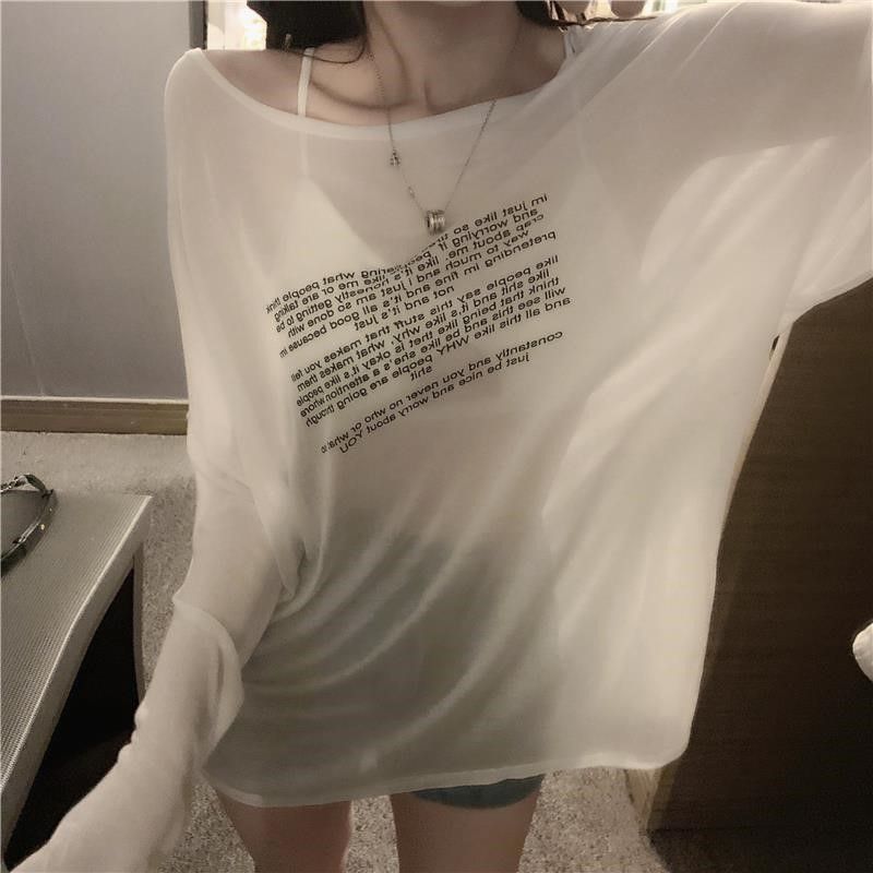 T-shirts amples pour femmes, motif de lettres, Design Simple, Style coréen, vêtements d'été fins assortis avec tout, hauts pour jeunes étudiants, nouvelle tendance