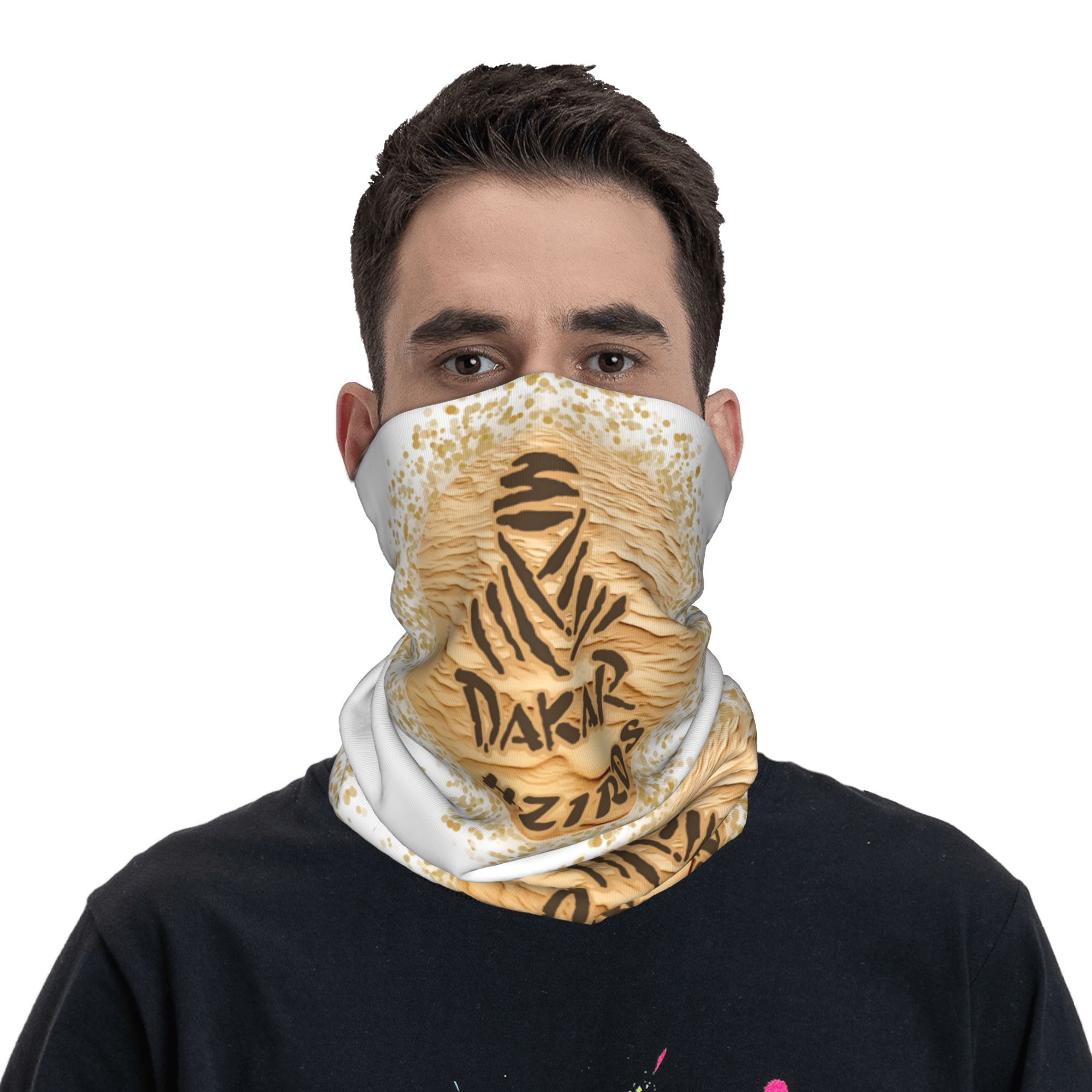 Guêtre de cou de course de rallye personnalisé pour femmes et hommes, bouclier facial UV, aventure d'hiver, jeu de moto, écharpe Bandana de voiture pour le Ski