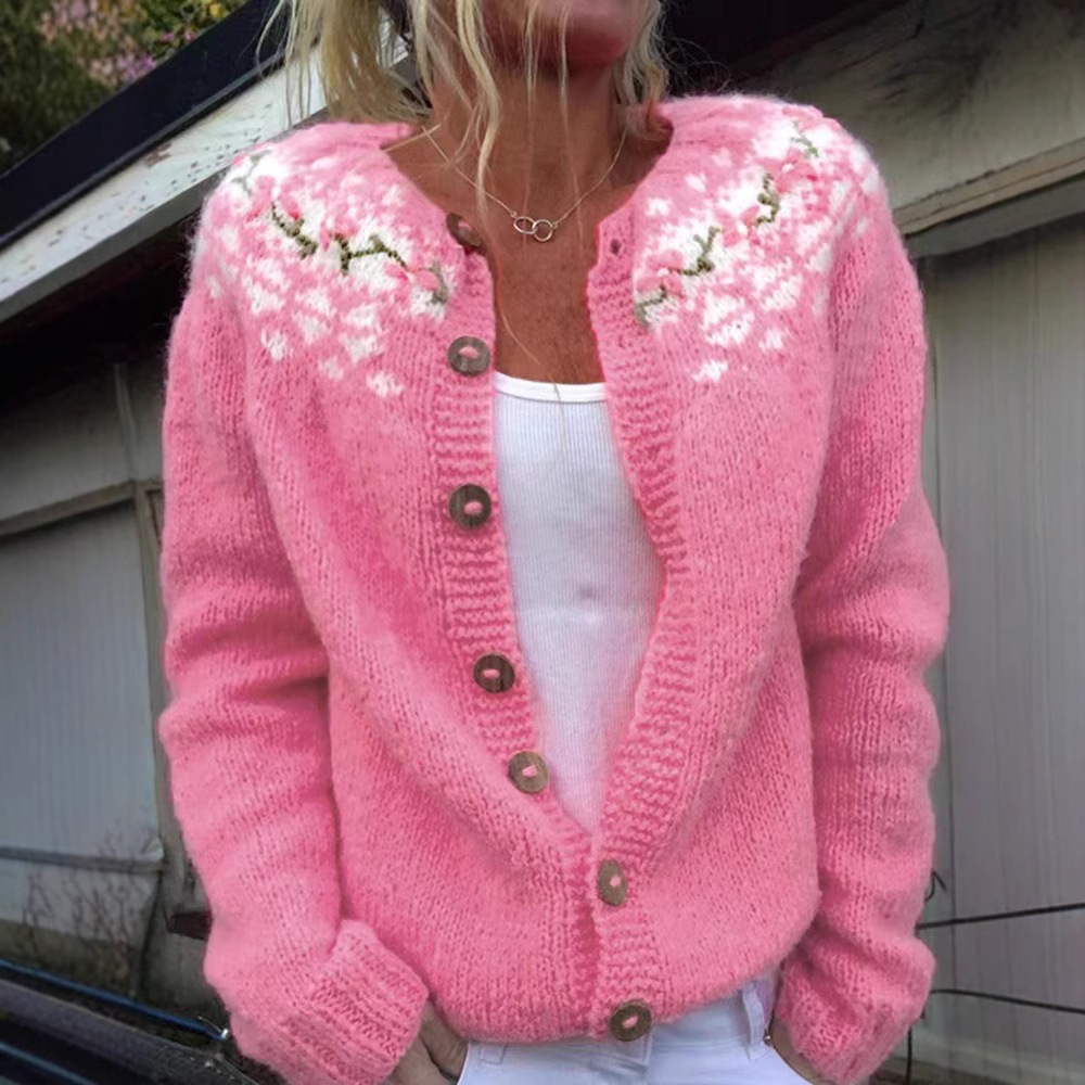 ​ Cardigan en tricot Jacquard de Style ethnique pour femmes, style bohème, ouvert sur le devant, manteau avec frange, coupe ample, vêtements d'extérieur pour printemps et automne