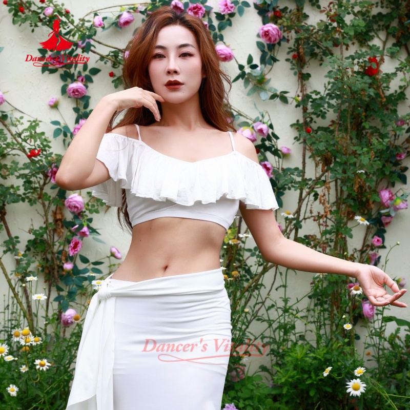 Costumes de Danse Orientale pour Femmes : Jupe Longue Sexy et Amincissante pour Adultes – Tenue d'Entraînement de Danse du Ventre – Vitalité de la Danseuse
