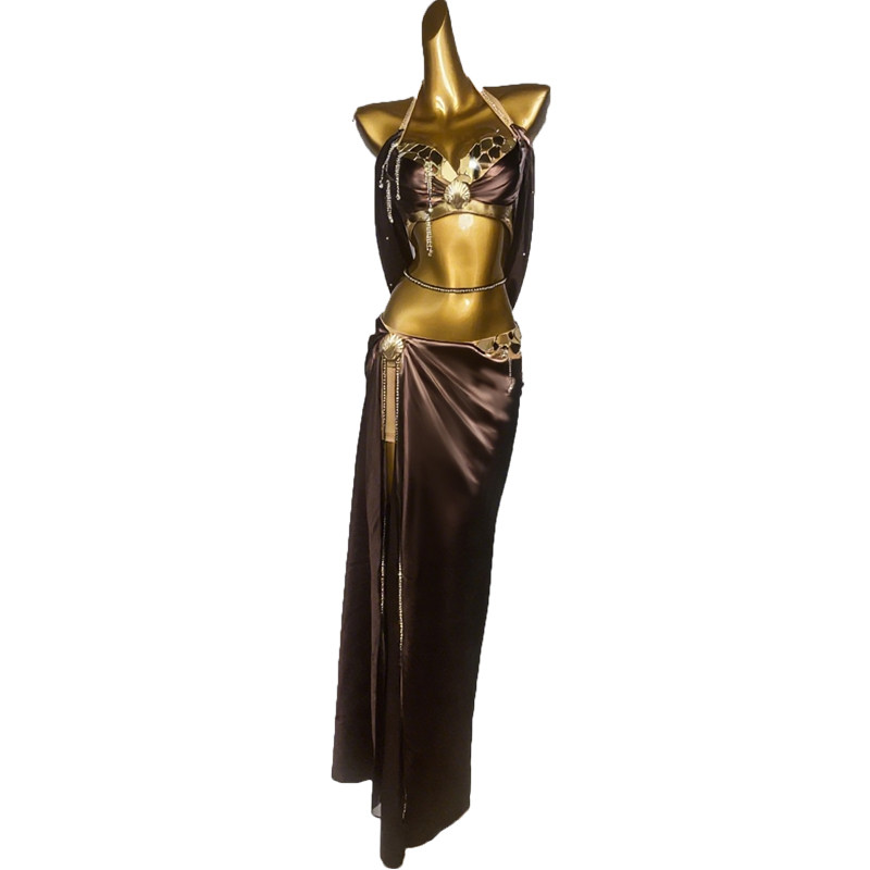 Robe de danse orientale pour femme, tenue de spectacle de danse du ventre, costume de carnaval 2026, ensemble corset et caderines arabes pour soirée