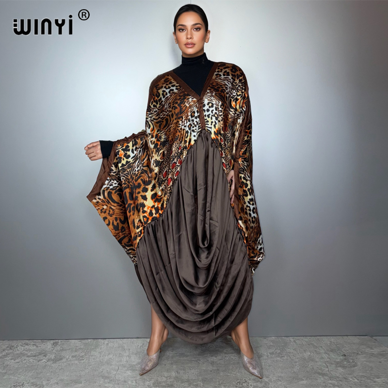 WINYI robe de soirée dubaï luxe femme caftan ample femme musulmane vêtements vacances plage couvertures boho femme vêtements robes