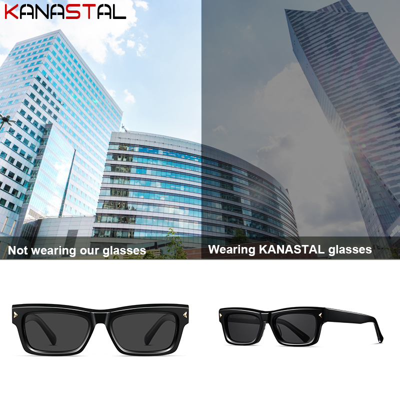 Lunettes de soleil polarisées pour femmes et hommes, UV400, monture en acétate, pour voyage, extérieur, plage, anti-éblouissement