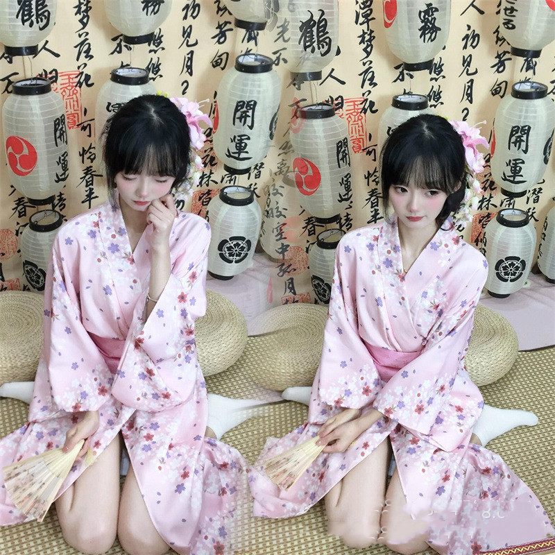 Kimono traditionnel pour femmes, style japonais Yukata, kimono sexy vintage, costume de fête, de bal, de spectacle, de danse, cosplay