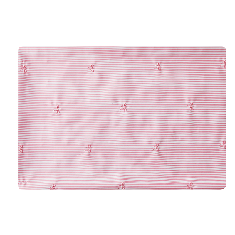 Tissu rayé brodé nœud papillon 140x50cm pour robe chemise, vêtements pour enfants, grand bandeau, tissu DIY pour vêtements de bébé