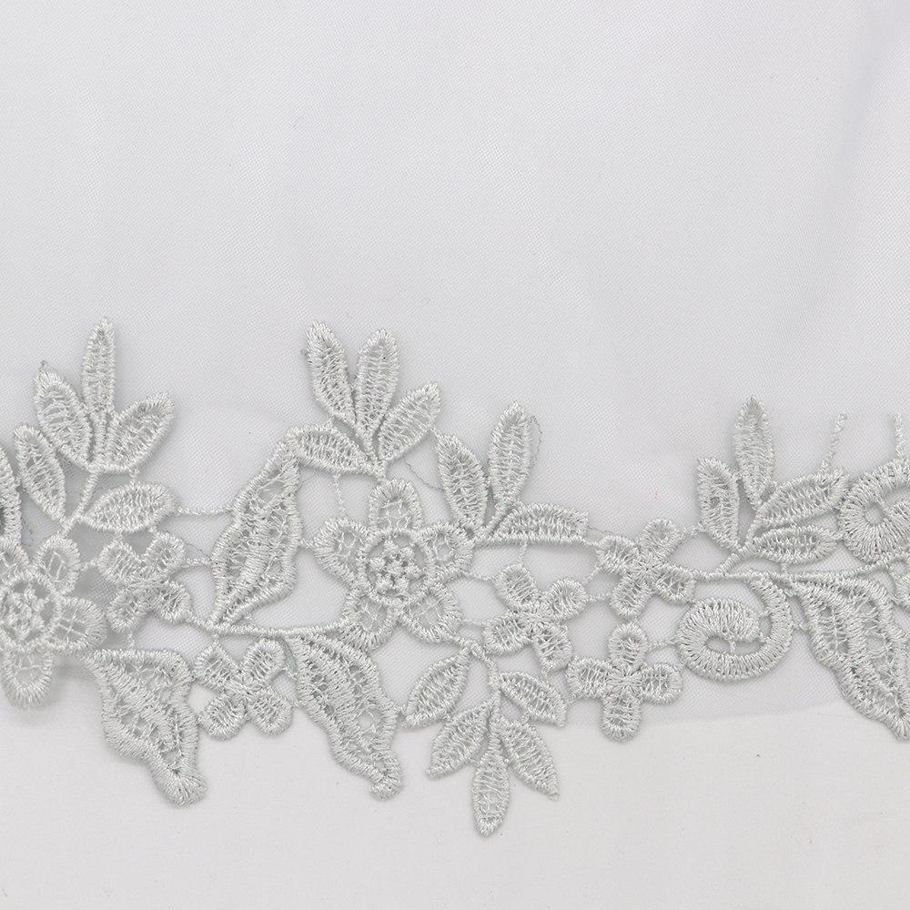 Châle court rond pour filles, robe d'été grande taille, capes pour femmes, enveloppes en dentelle, châle à fleurs, transparent, patients, capes de mariage